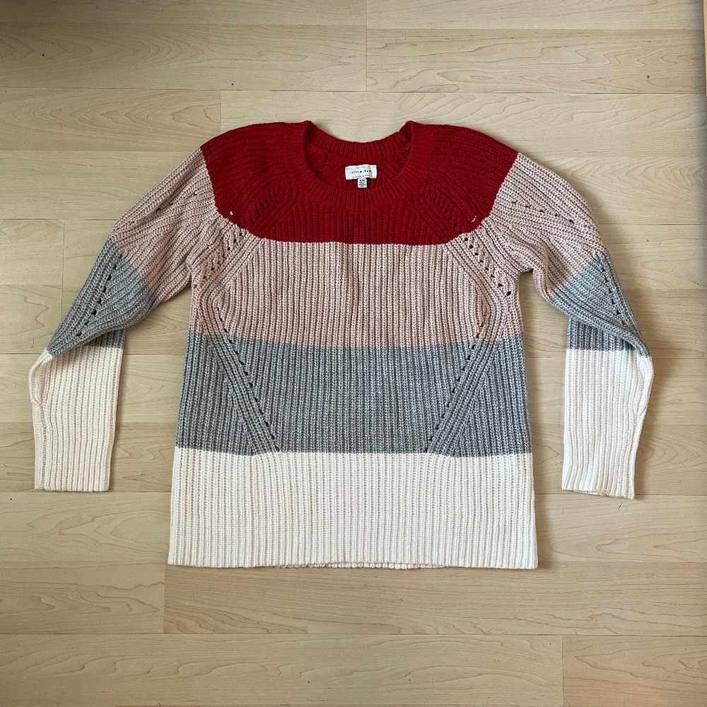 LUCKY BRAND Colorblock Sweater (size M) *LIKE NEW*